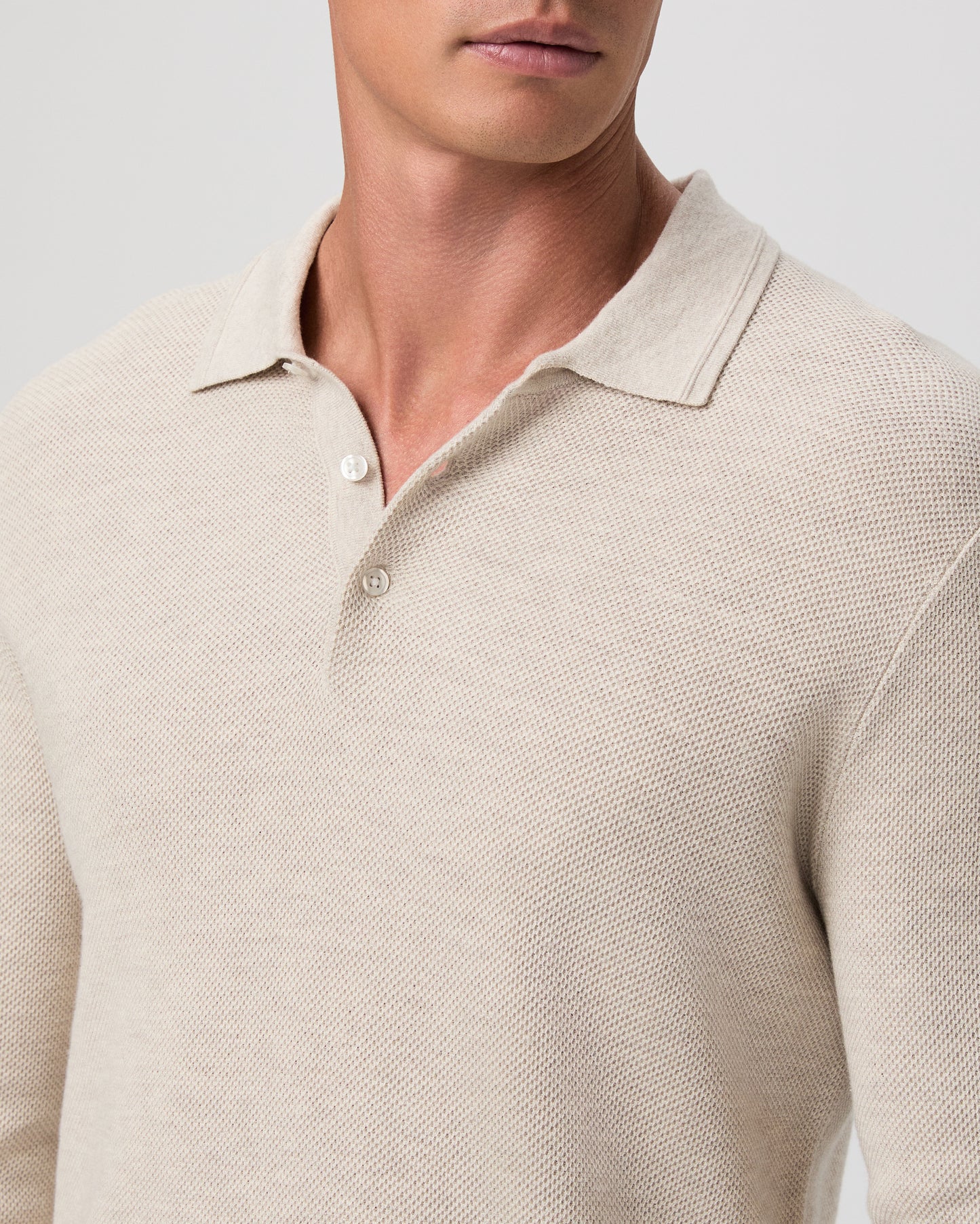 Selwyn Sweater Polo - Canvas S