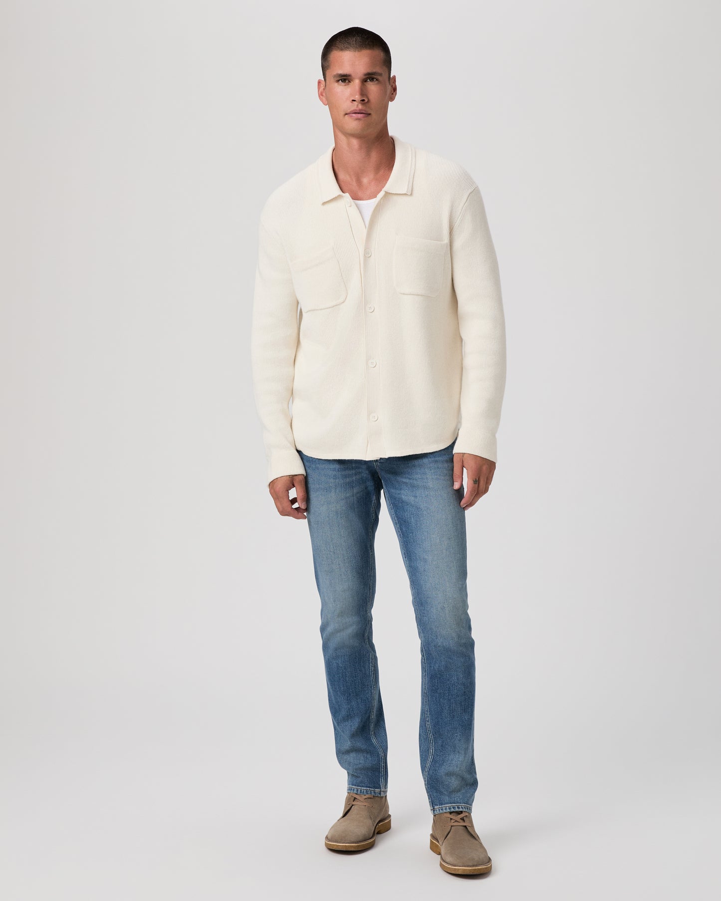 Mason Sweater Shirt - Cream Tusk S