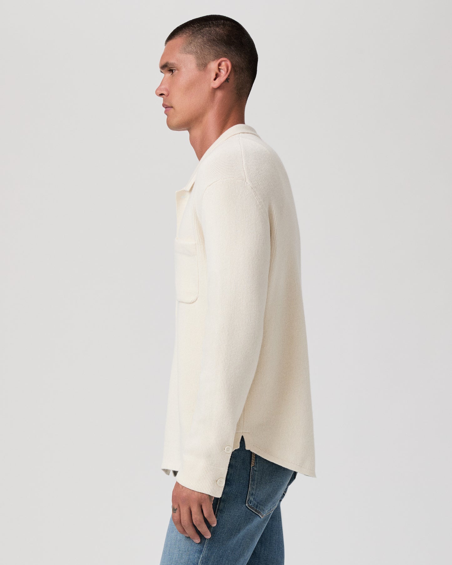 Mason Sweater Shirt - Cream Tusk S