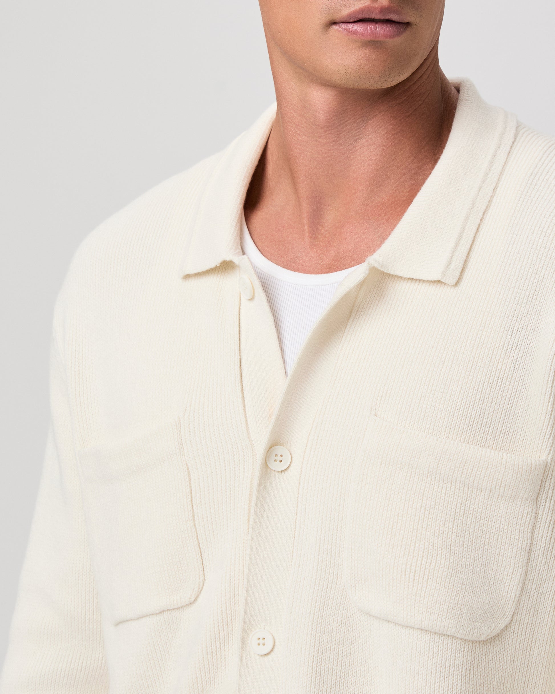 Mason Sweater Shirt - Cream Tusk S