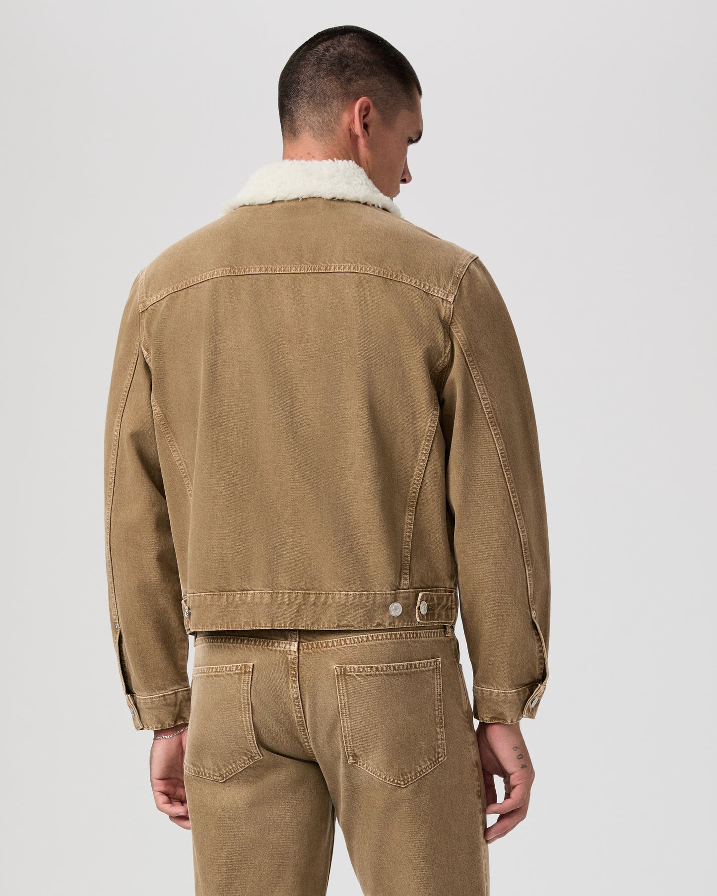 Erickson Jacket W Sherpa Collar - Vintage Dusty Trail S