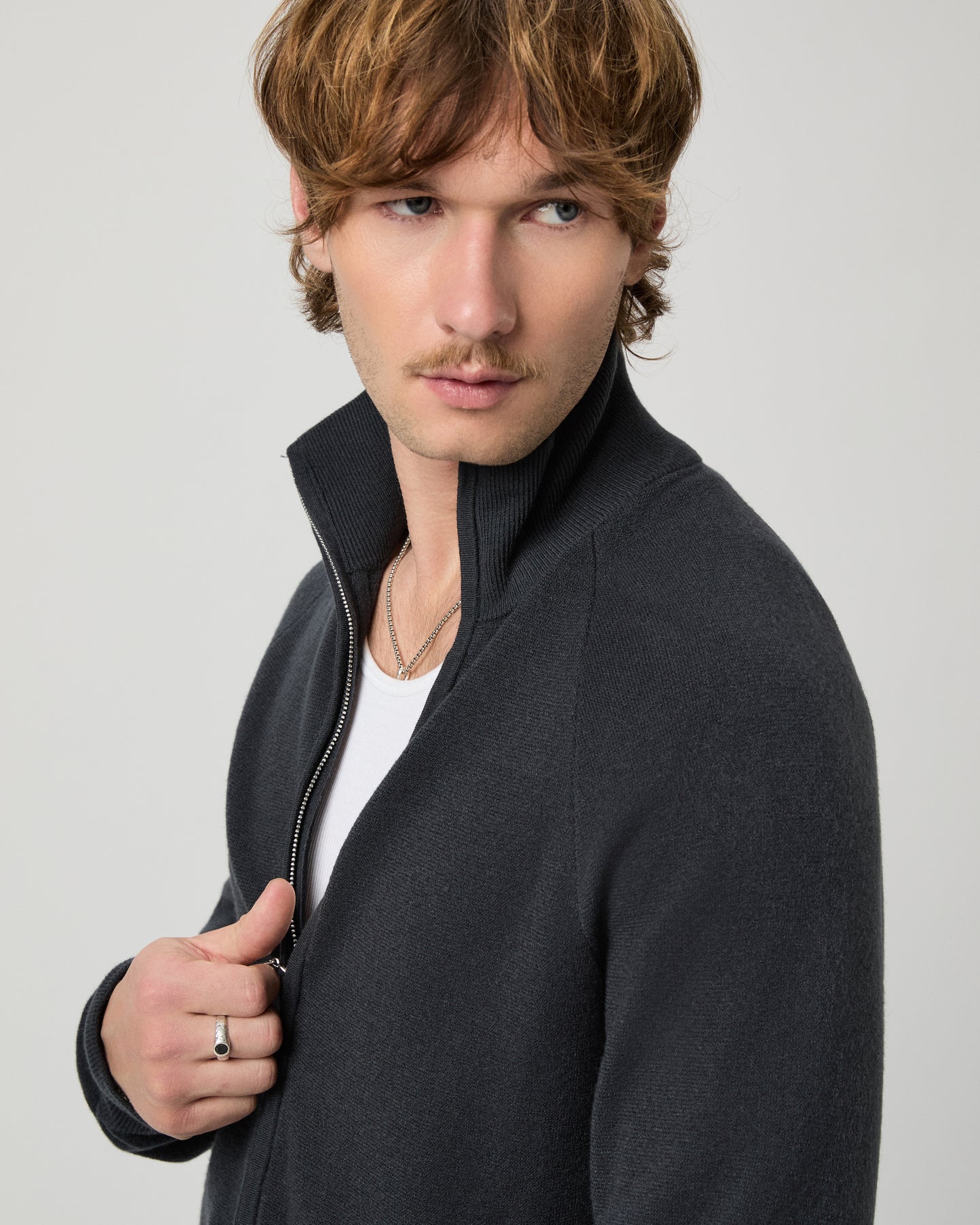 Falberg Zip - Up Cardigan S