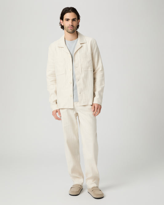 Eberton Pant - Fossil Herringbone 28