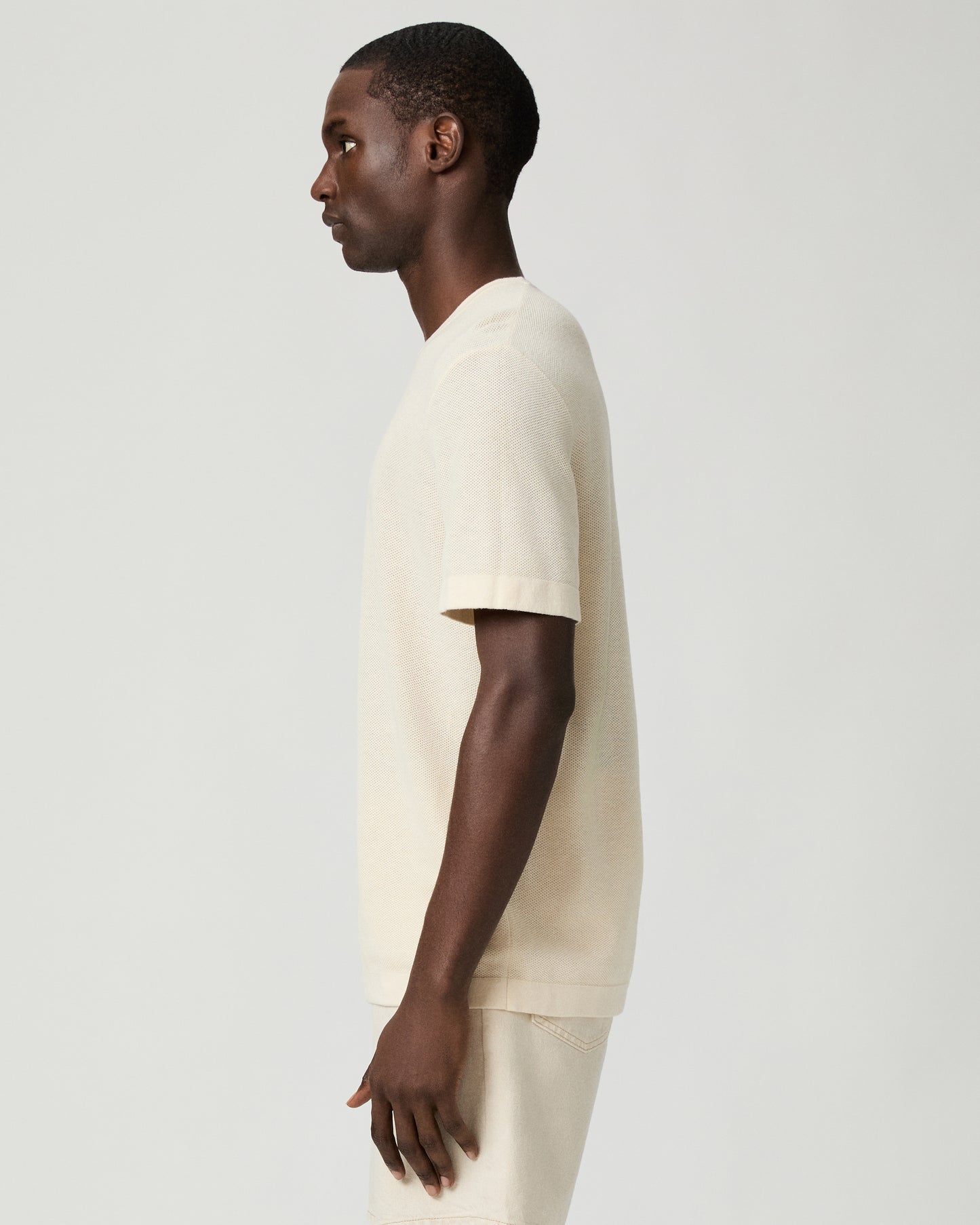 Brimmer Sweater Tee - Silt S