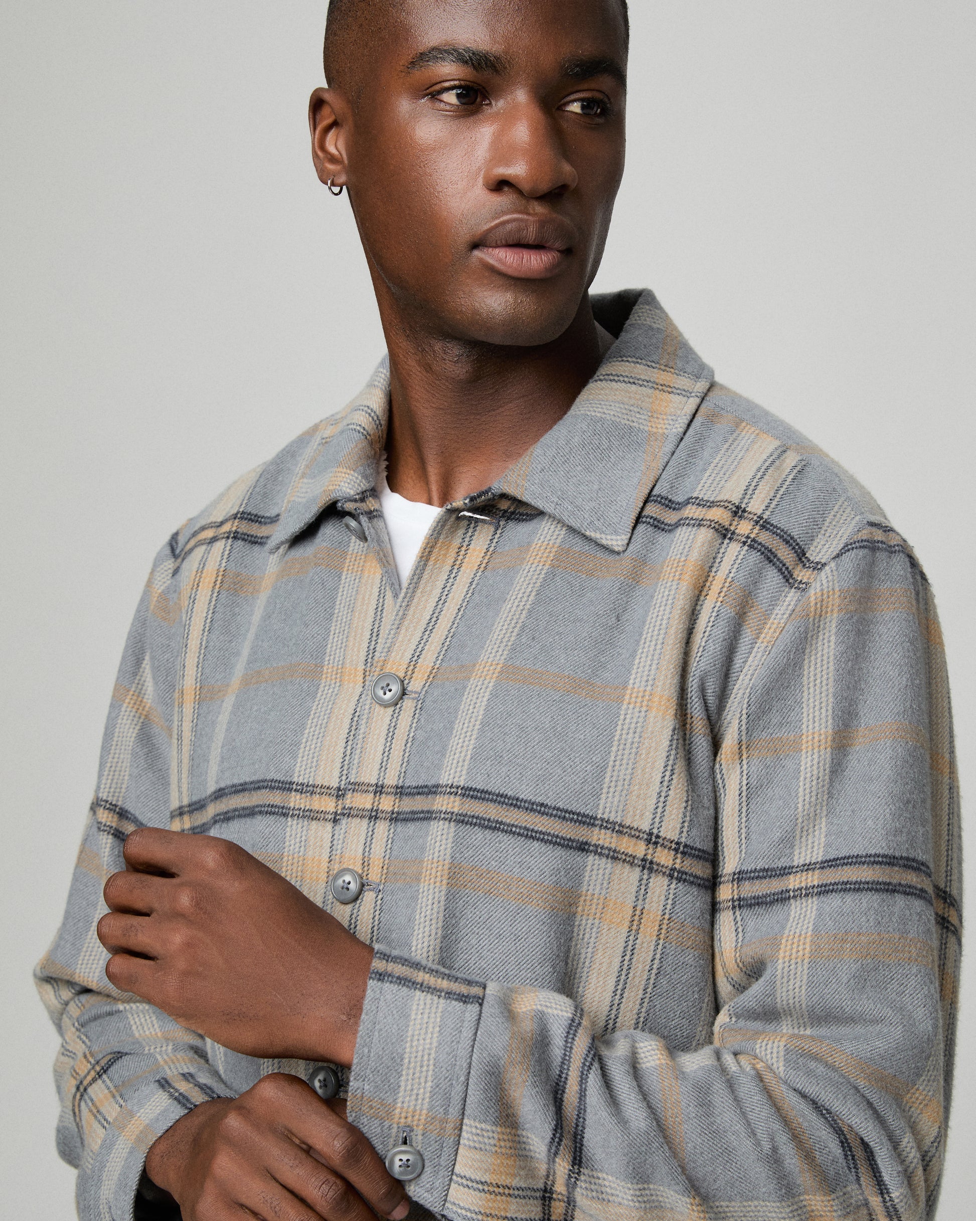 Telford Jacket - Blue Ash Plaid S