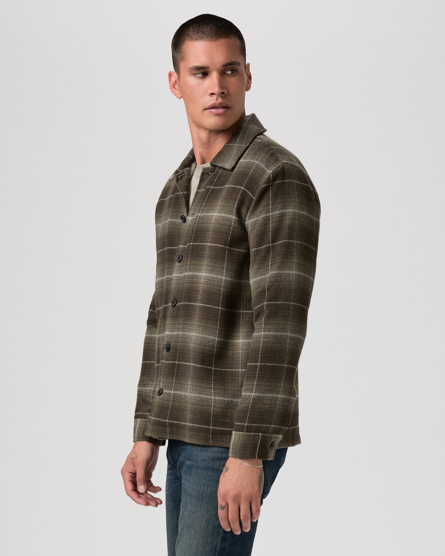 Telford Jacket - Marsh Green Plaid S