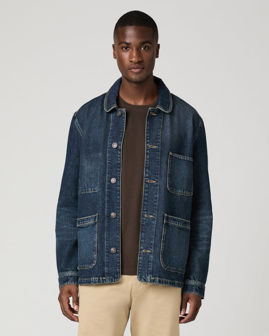 Trevino Denim Chore Jacket - Deshler XS