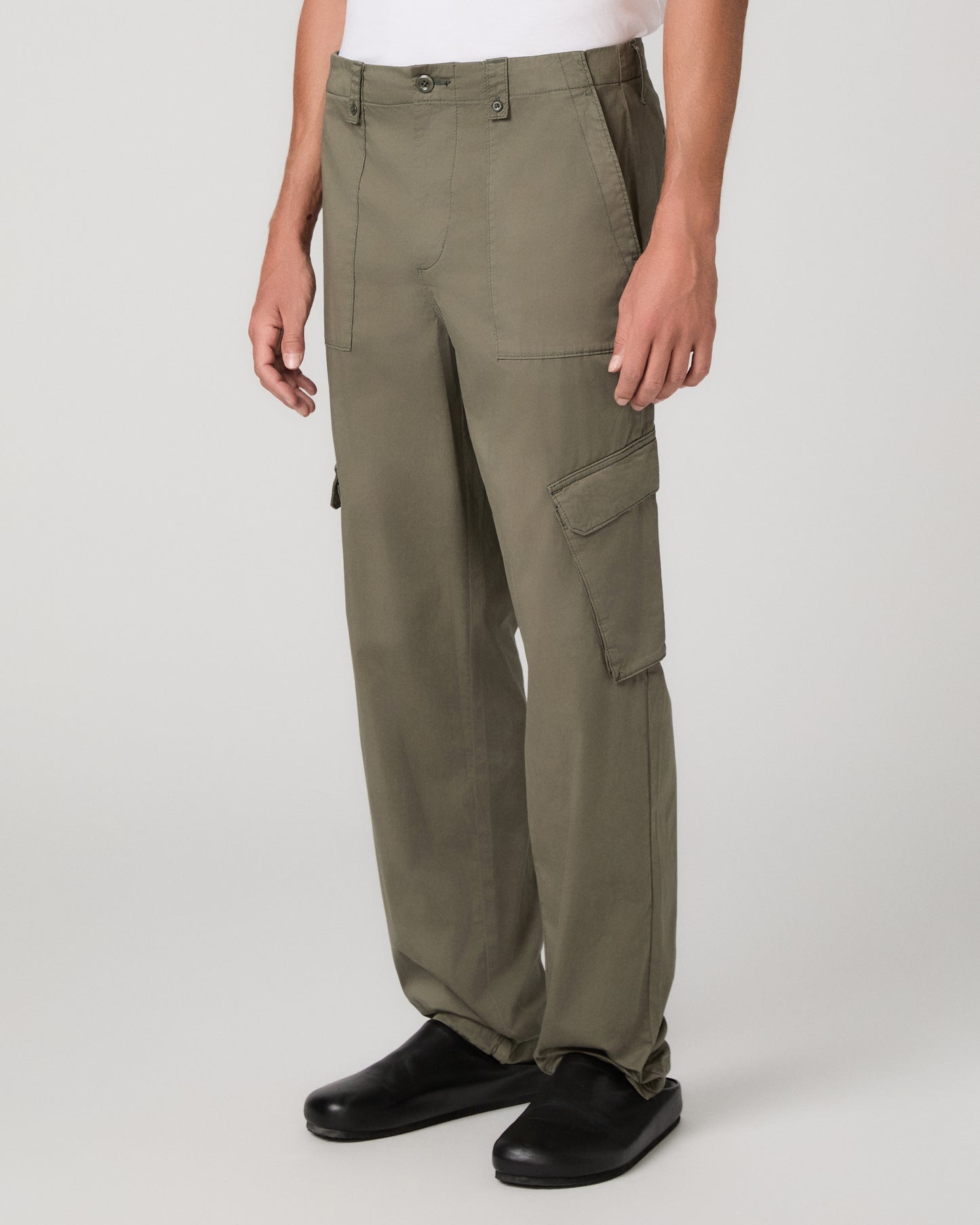 Coleson Wide Leg Cargo - Olive Wood 28