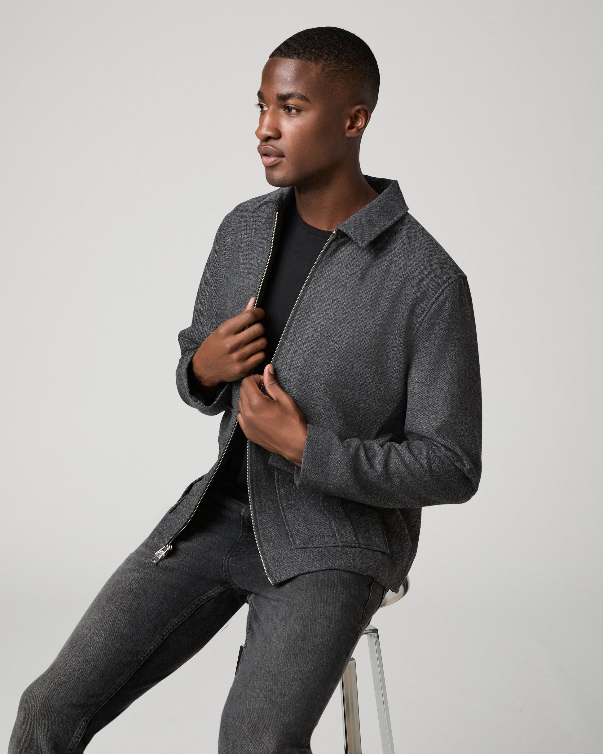 Dilworth Jacket - Charcoal S