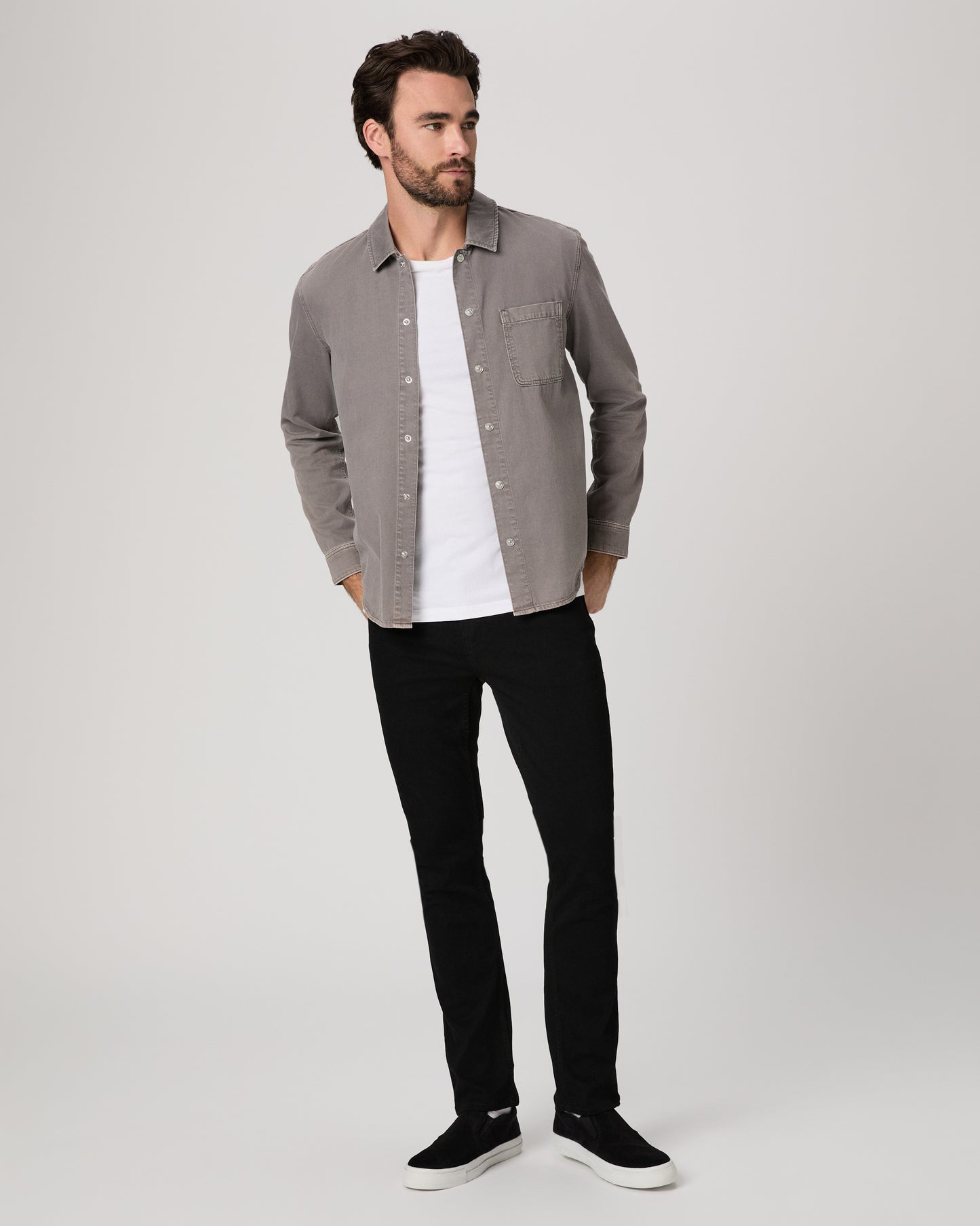 Federal 32 Inch Slim Straight Jean - Black Shadow 28