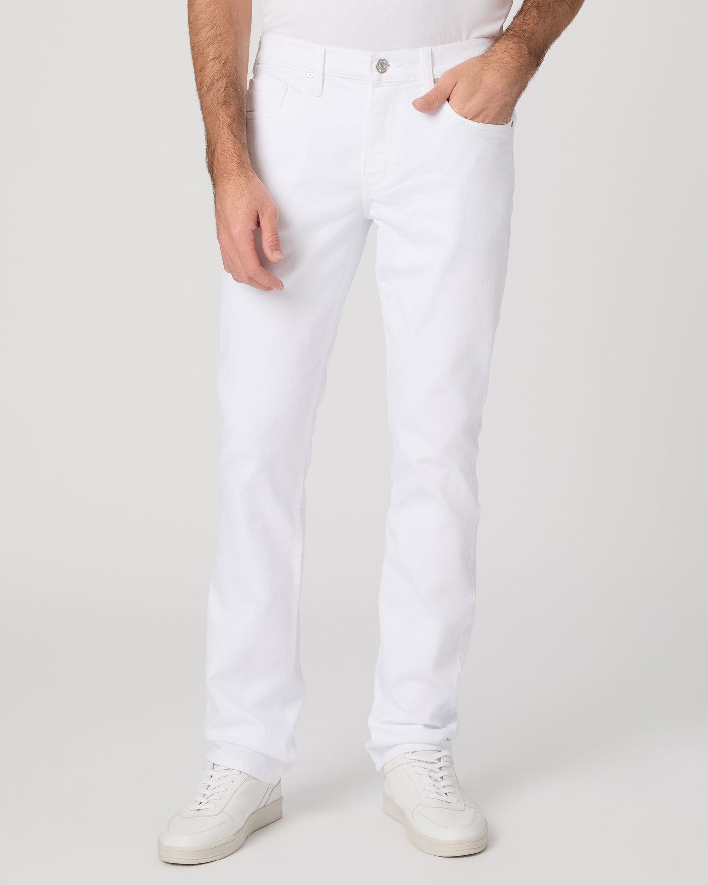 Normandie 32 Inch Straight Jean - Crisp White 28