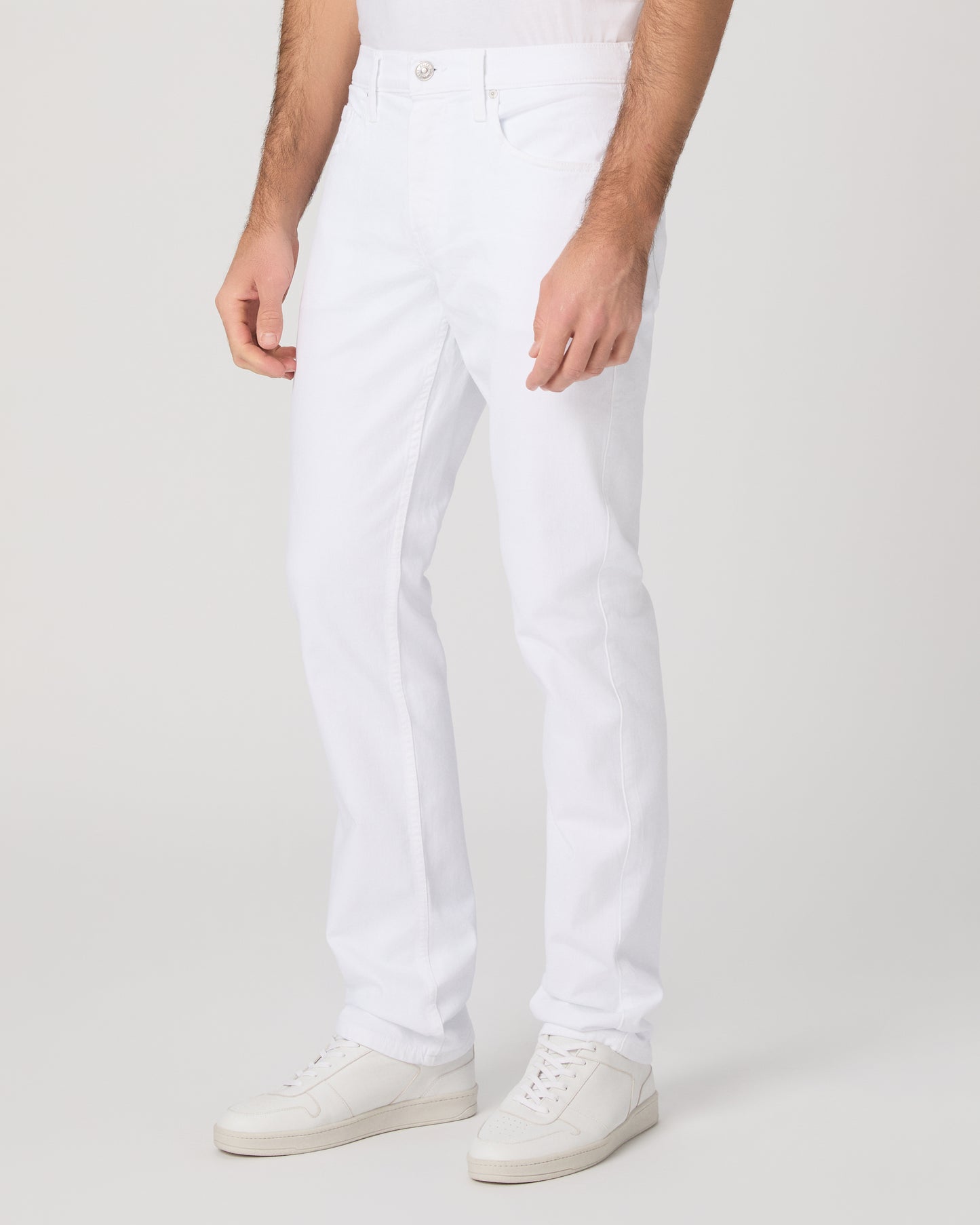 Normandie 32 Inch Straight Jean - Crisp White 28