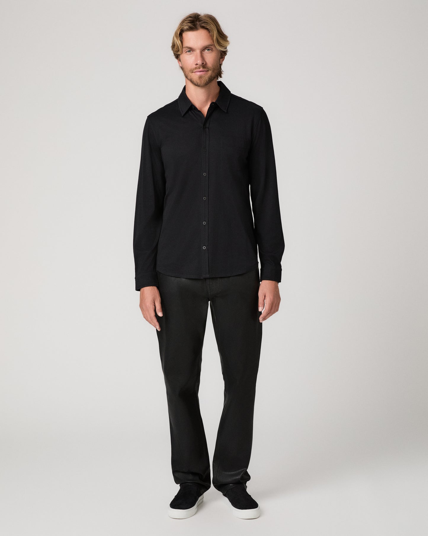 Heritage Normandie 32 Inch Straight Jean - Black Coated