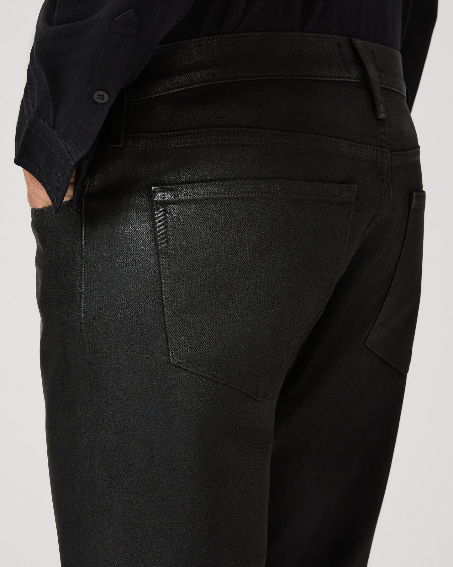 Heritage Normandie 32 Inch Straight Jean - Black Coated