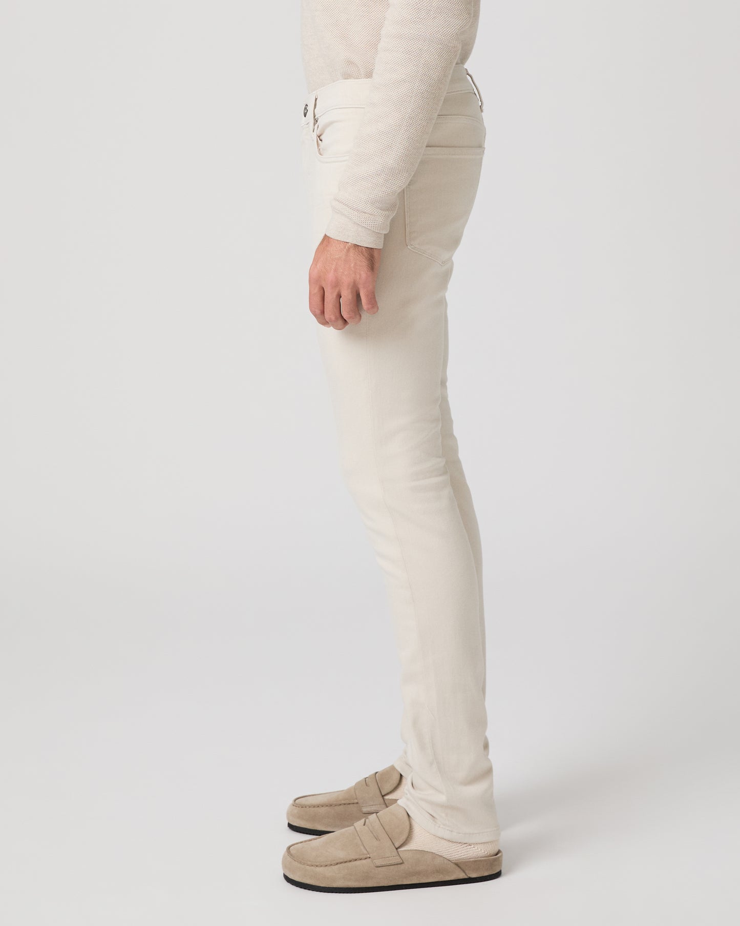 Transcend Lennox Slim Jean - Pale Silver 28