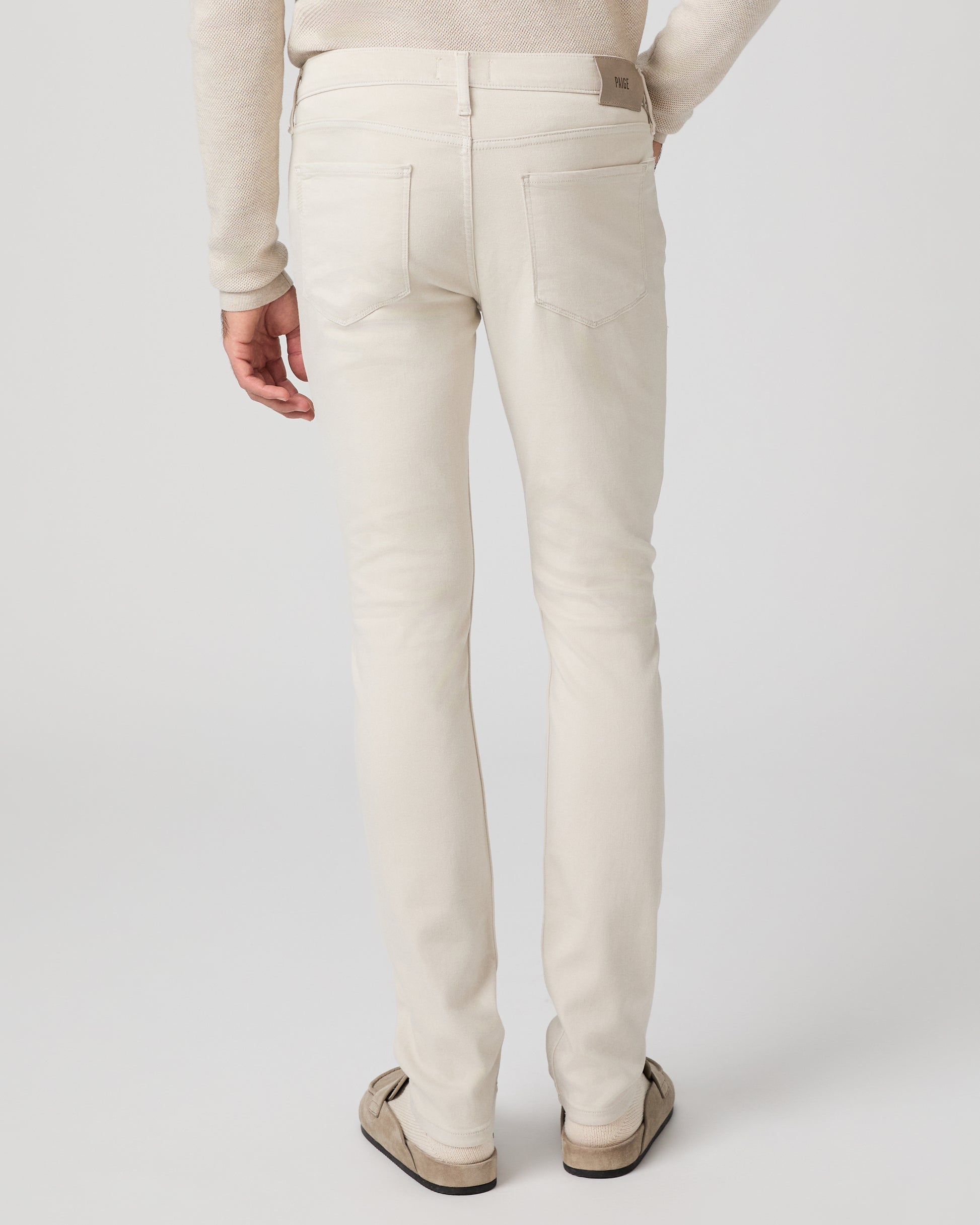 Transcend Lennox Slim Jean - Pale Silver 28