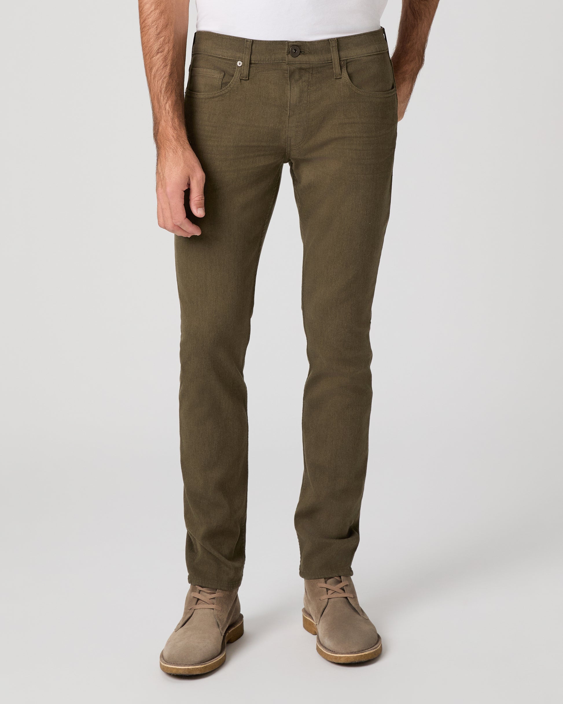 Transcend Lennox Slim Jean - Olive Branch 28
