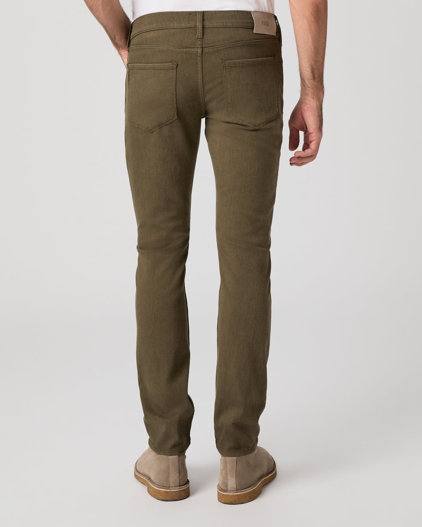 Transcend Lennox Slim Jean - Olive Branch 28