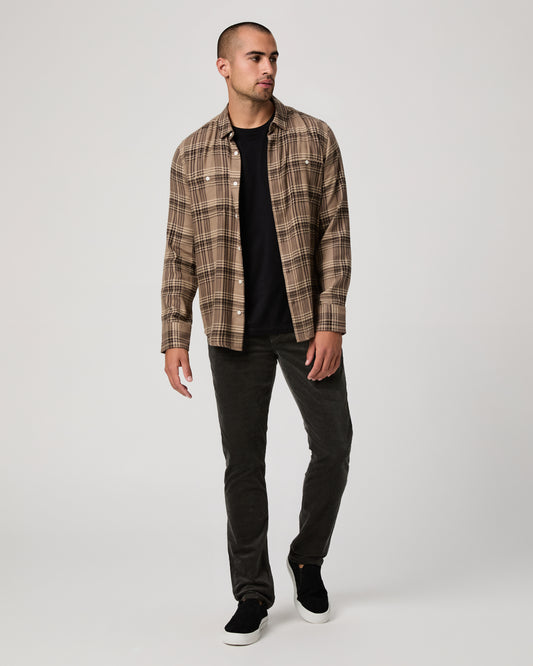 Lennox Slim Pant - Dark Iron Corduroy 28