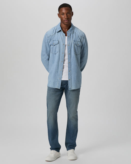 Transcend Federal Slim Straight Jean - Scarsdale 28