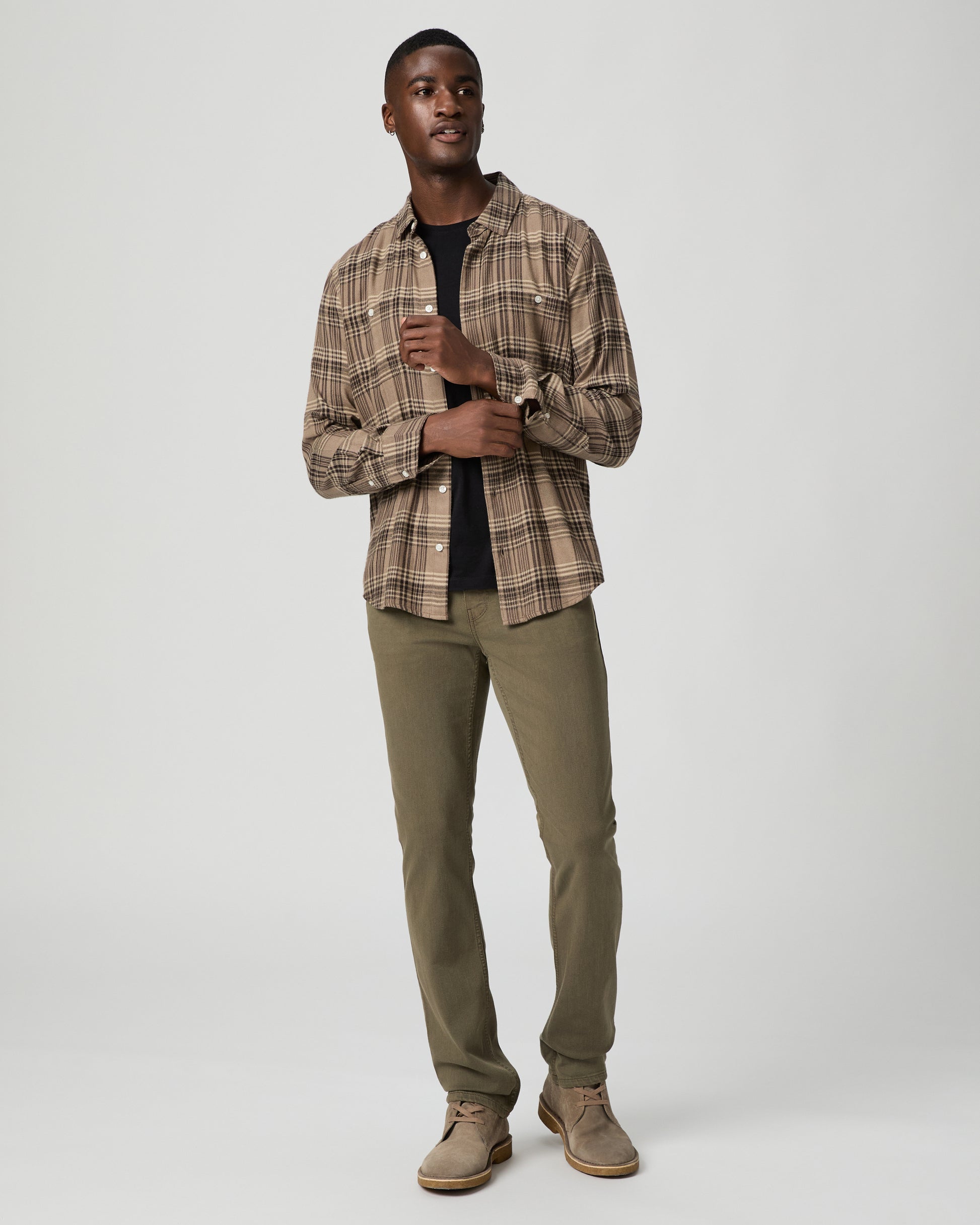 Transcend Federal Slim Straight Jean - Vintage Desert Taupe 28