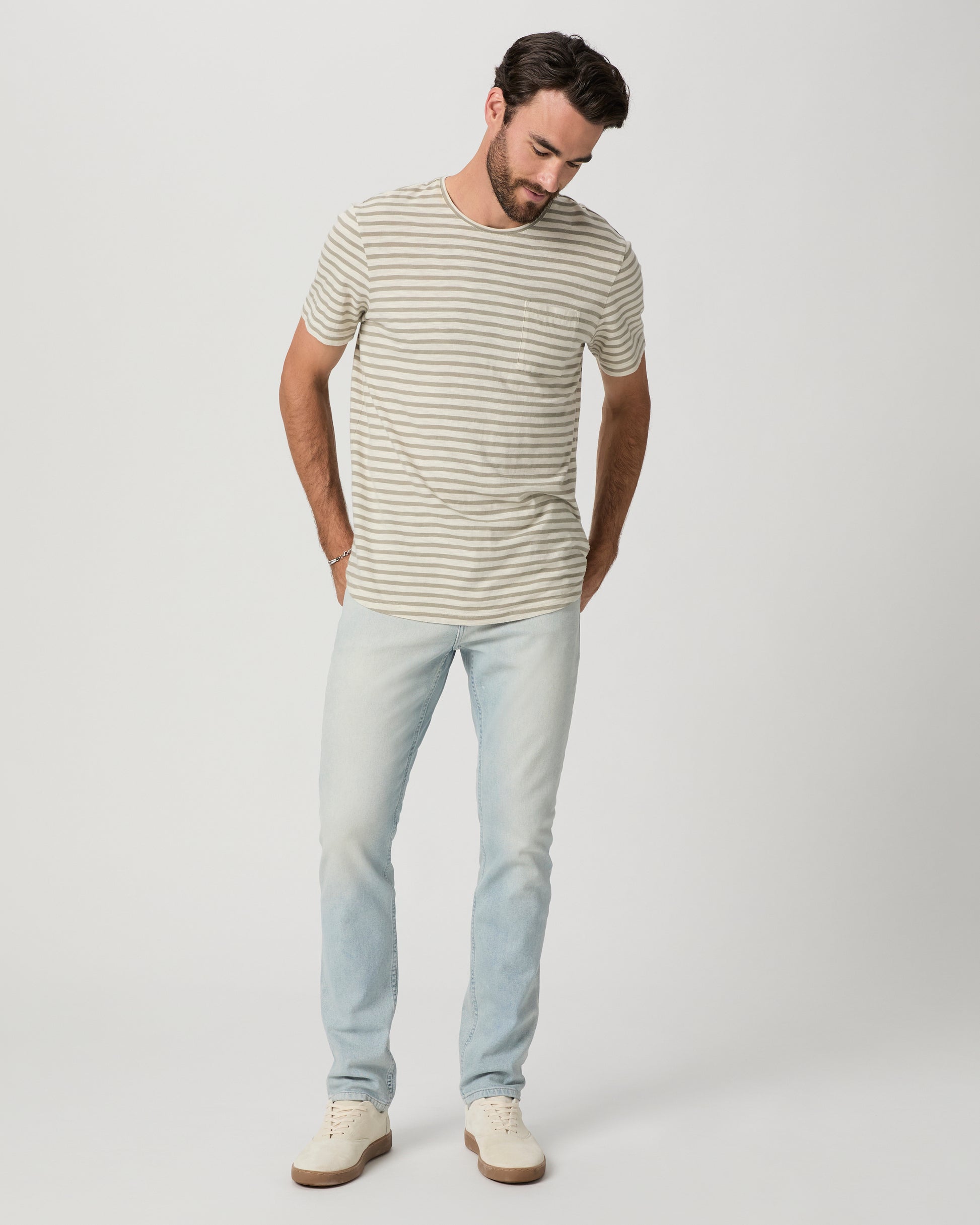 Paige Heritage Federal Slim Straight Jean - Monty 28