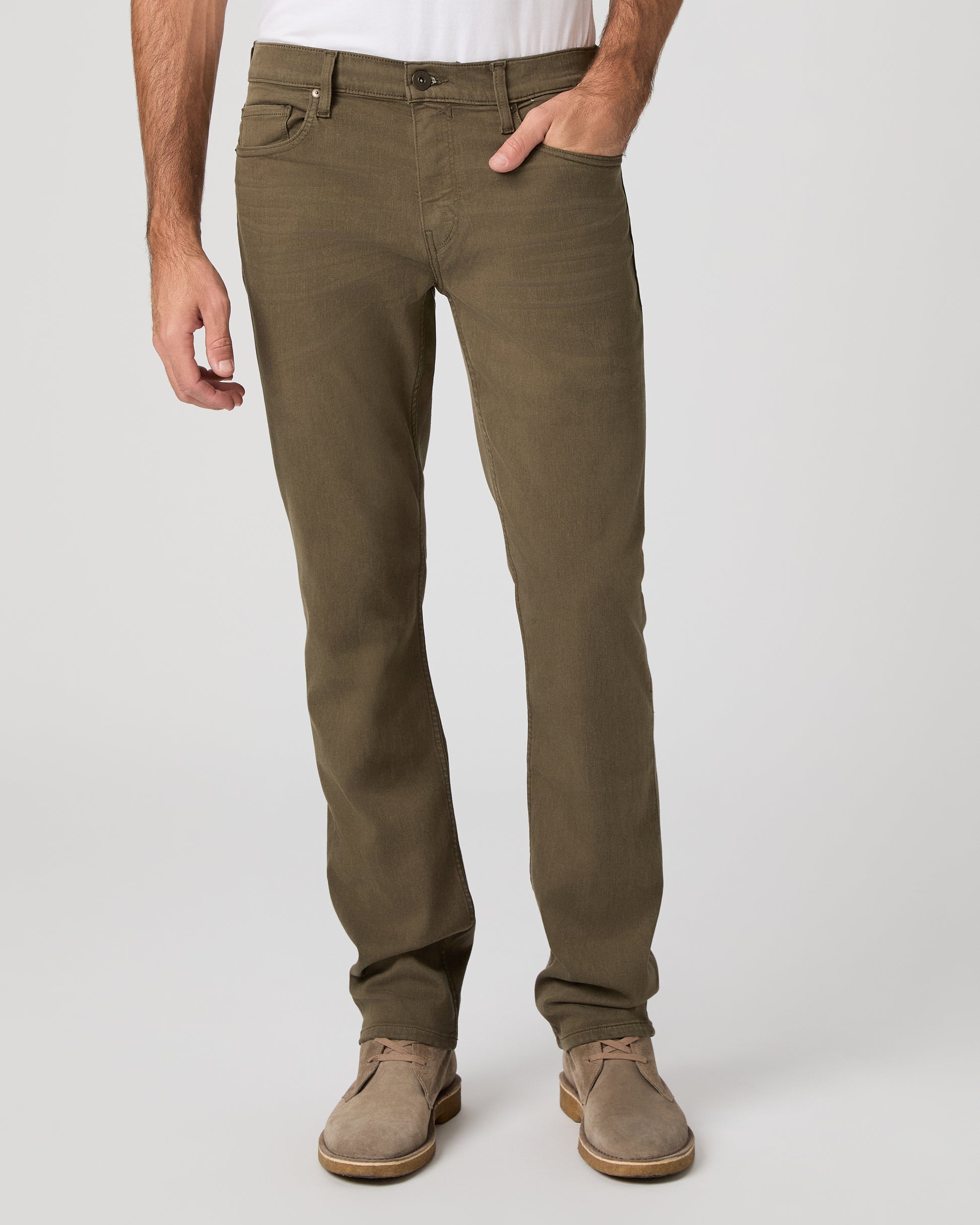 Transcend Normandie Straight Jean - Olive Branch 28