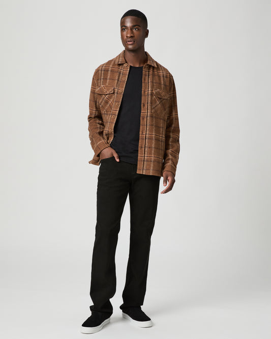 Transcend Vintage Doheny Relaxed Straight Jean - Black Shade 28