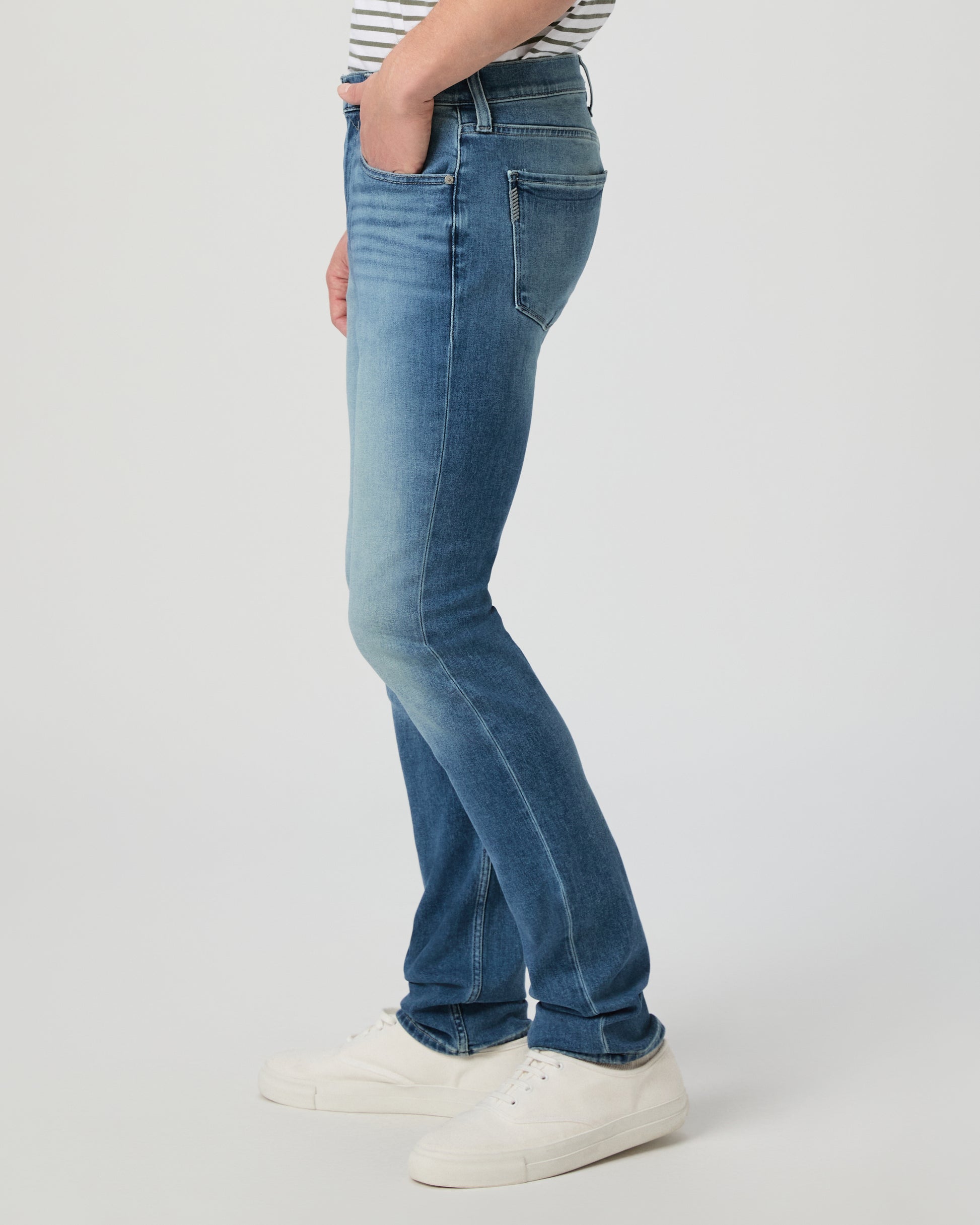 Transcend Vintage Federal 37 Inch Extra Long Slim Straight Jean - Hansley 28