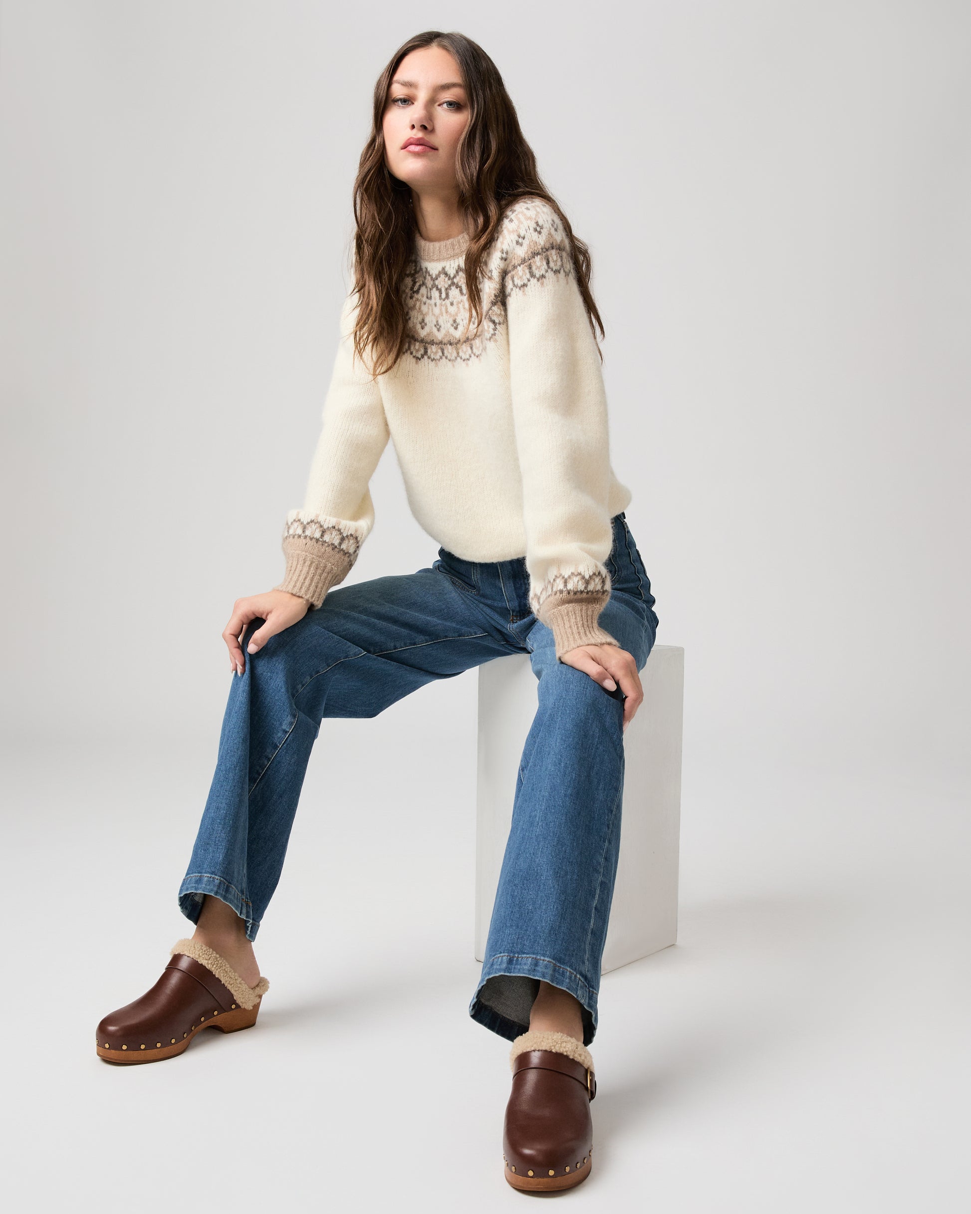 Helena Heeled Mule - Auburn Leather 5