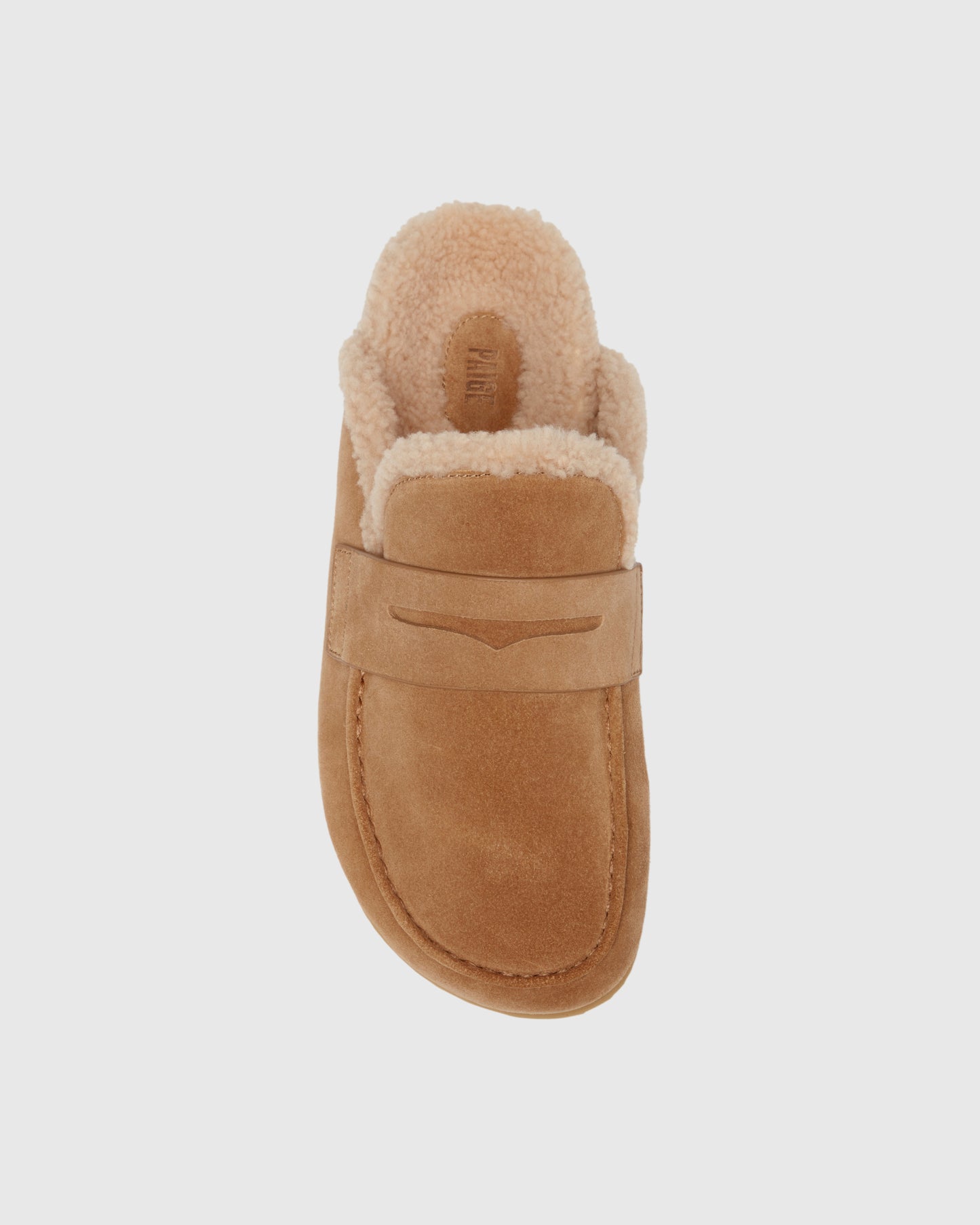 Wynn Shearling Flat - Camel (Women's Sizing)