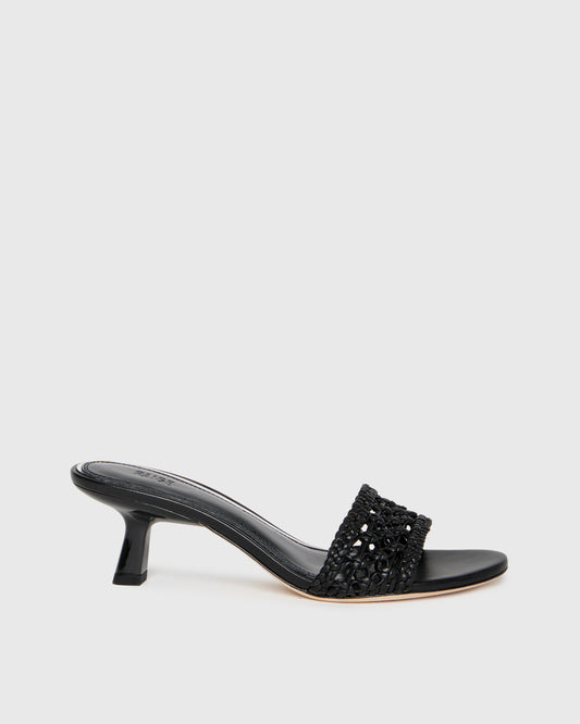 Fallyn Woven Sandal - Black 5