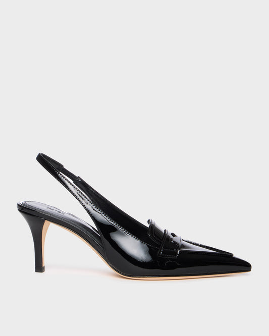 Arlette Pump - Black Patent 5
