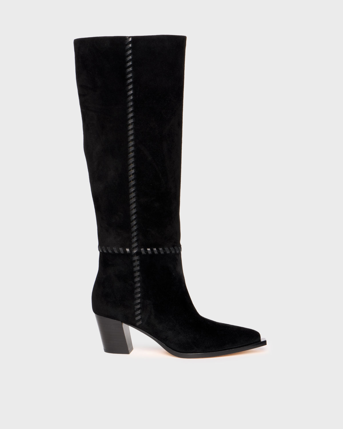 Lillith Tall Boot - Black Suede