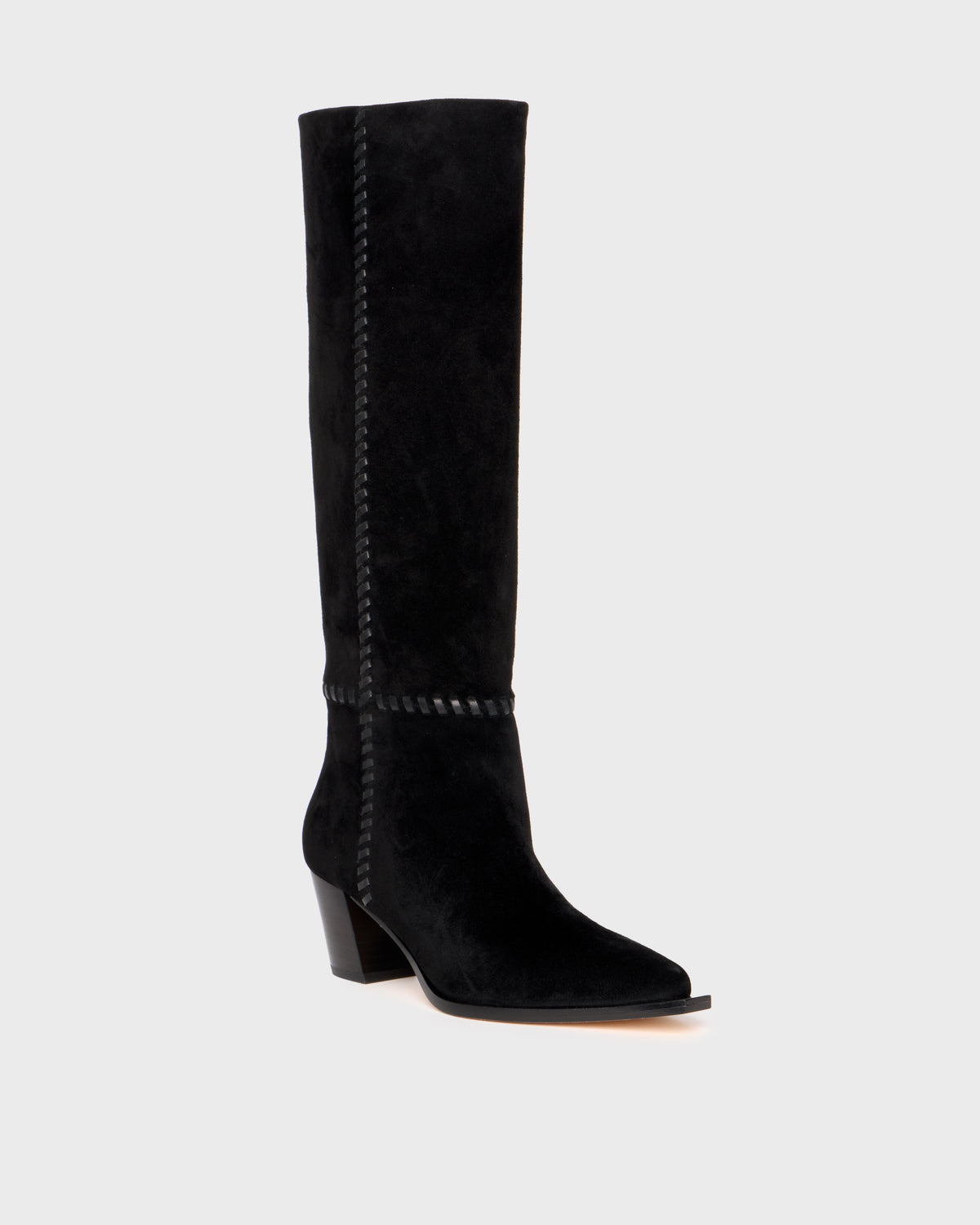 Lillith Tall Boot - Black Suede