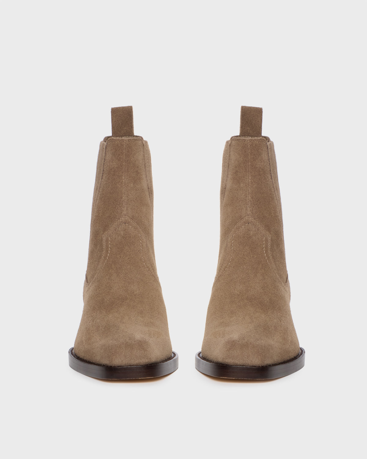 Greta Ankle Boot - Dark Taupe 5